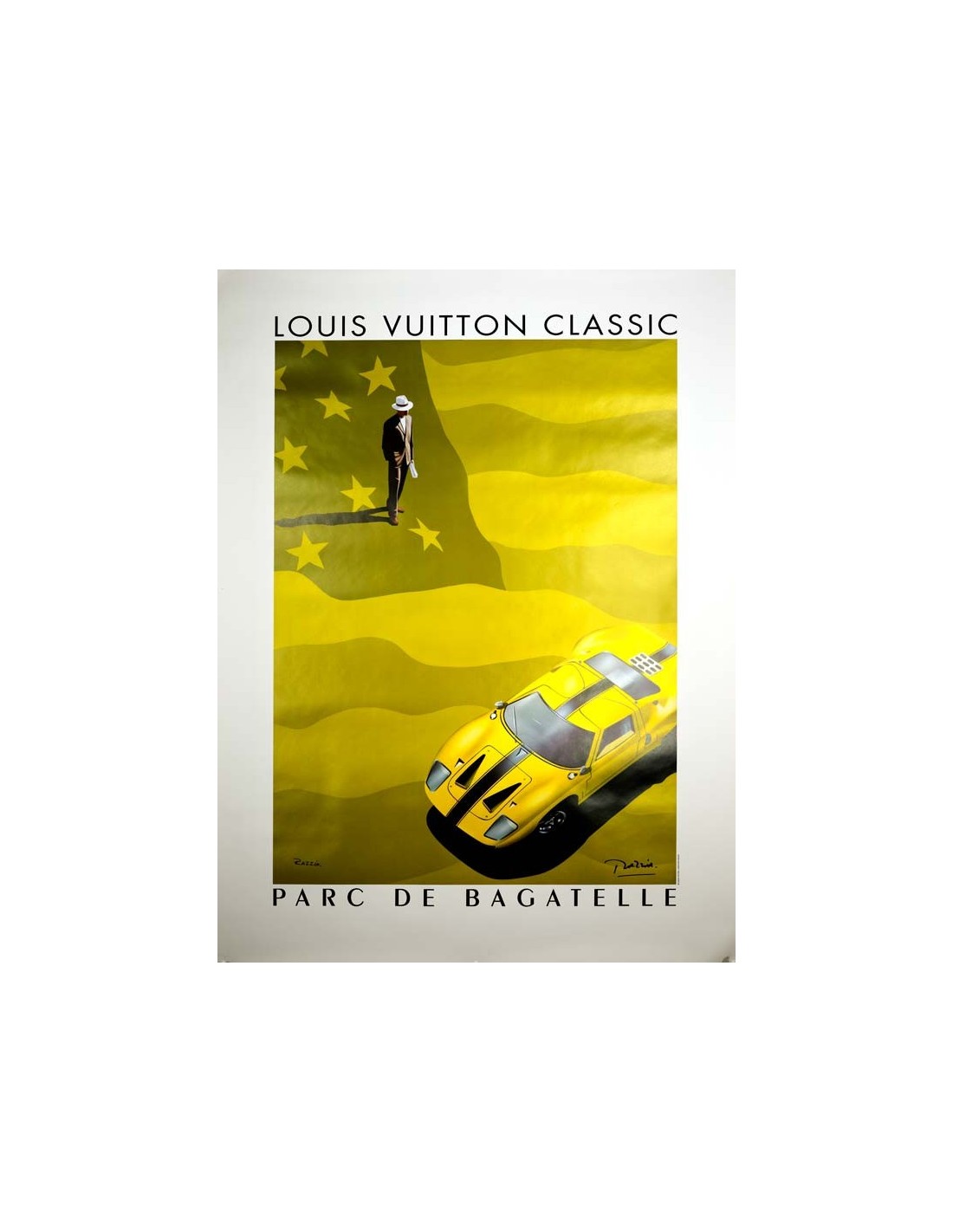 2002 Louis Vuitton Classic: Parc de Bagatelle Poster by Razzia, On Linen