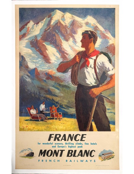 FRENCH ALPES POSTER