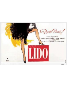 Lido Cabaret Bravissimo by Rene Gruau Original 1980 Vintage French
