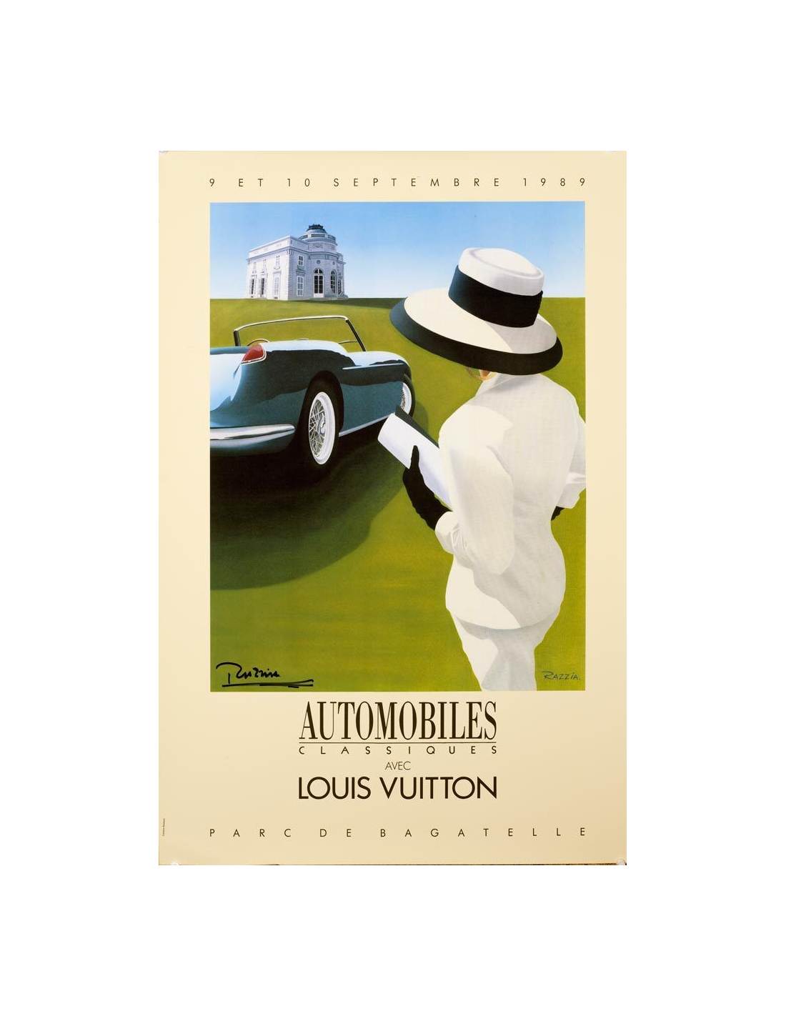 1990 Louis Vuitton Bagatelle 1990 - Razzia Original Vintage Poster