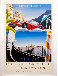 Louis Vuitton Cup (lg) Auckland, New Zealand Vintage Razzia Sailing Poster
