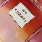 Original Authentic Andy Warhol Chanel N5 original poster Perfume Red medium Version 22 x 29 inches