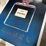 Original Authentic Andy Warhol Chanel N5 Original posters Perfume Complete Set of 4 posters (22 x 29 inches)