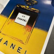 Original Authentic Andy Warhol Chanel N5 Original posters Perfume Complete Set of 4 posters (22 x 29 inches)