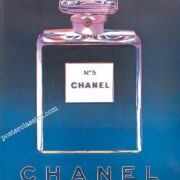 Original Authentic Andy Warhol Chanel N5 Original posters Perfume Complete Set of 4 posters (22 x 29 inches)