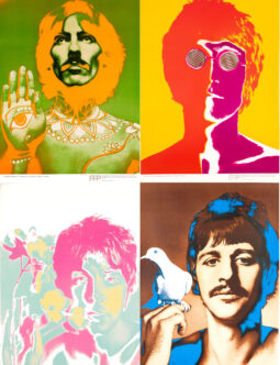 The Beatles by Richard Avedon Pop Art Poster Set (1967) originals
