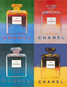 Andy Warhol Chanel N5 Original posters Perfume Complete Set of 4 posters (22 x 29 inches)