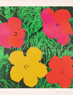 Flowers Andy Warhol 1970c (Red) by Nouvelles Images Editors French printing
