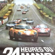 1966 24 hours du Mans (Lemans) by Maestri on linen