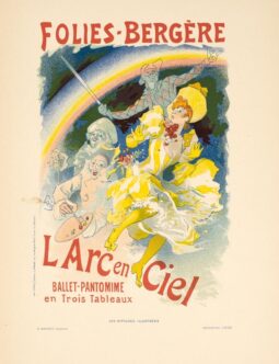 Folies bergere l'arc en ciel by Cheret for Les Affiches Illustrees 1896