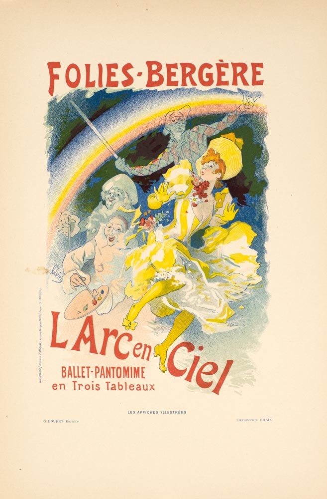 Folies bergere l'arc en ciel by Cheret for Les Affiches Illustrees 1896