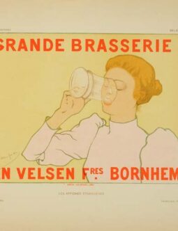 Grande brasserie by Rassenfosse for Les Affiches Etrangeres 1894