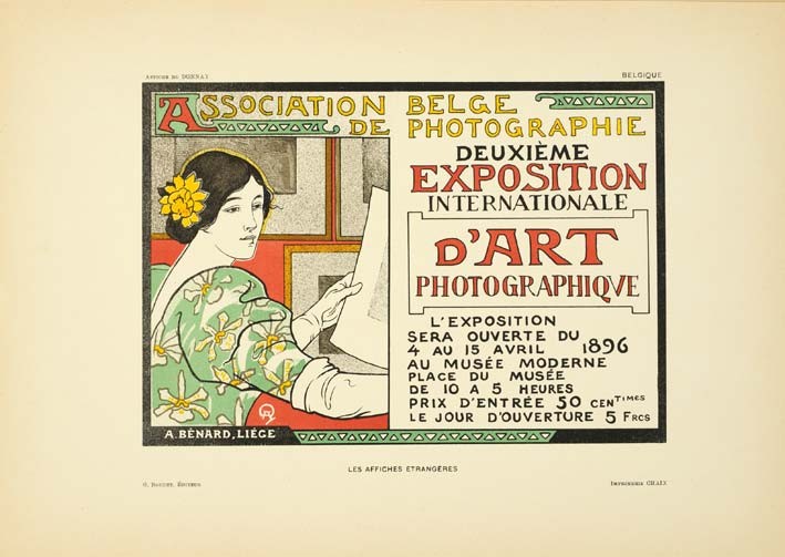 Deuxieme expo by Donnay for Les Affiches Etrangeres 1894