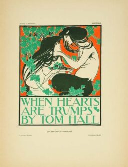 When hearts by Bradley for Les Affiches Etrangeres 1894