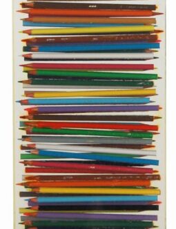 Colored Pencil Crayons by Arman 1995 Inclusion in Resin Sculpture