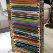 Colored Pencil Crayons by Arman 1995 Inclusion in Resin Sculpture