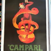 Campari L'Aperitivo by Leonetto Cappiello 1950c original Italian poster