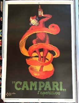 Campari L'Aperitivo by Leonetto Cappiello 1950c original Italian poster