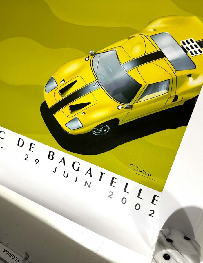 Razzia Louis Vuitton Parc de Bagatelle 2002 Ford GT original hand signed original sm