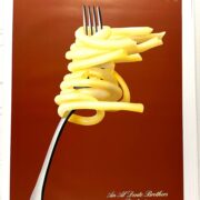 Razzia Pasta poster 1983 original hand signed poster small