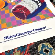 RARE Campari by Milton Glaser signed on arches paper original ART poster