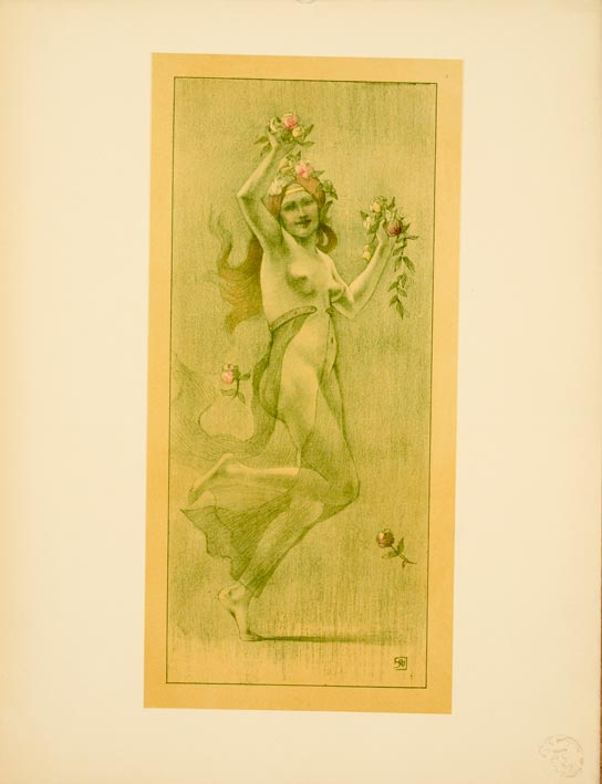 Danse by Rassenfosse for L'Estampe Moderne 1897 original plate