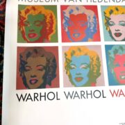 ANDY WARHOL 10 Marilyns 1990 ORIGINAL VINTAGE POP ART POSTER ON LINEN