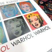 ANDY WARHOL 10 Marilyns 1990 ORIGINAL VINTAGE POP ART POSTER ON LINEN