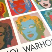 ANDY WARHOL 10 Marilyns 1990 ORIGINAL VINTAGE POP ART POSTER ON LINEN