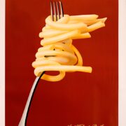 Razzia Pasta poster 1983 original hand signed poster small