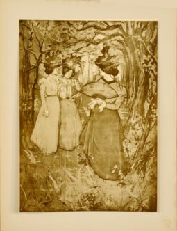 MENUET D'AUTOMNE BY ROBBE VINTAGE FRENCH POSTER ESTAMPE MODERNE 1897