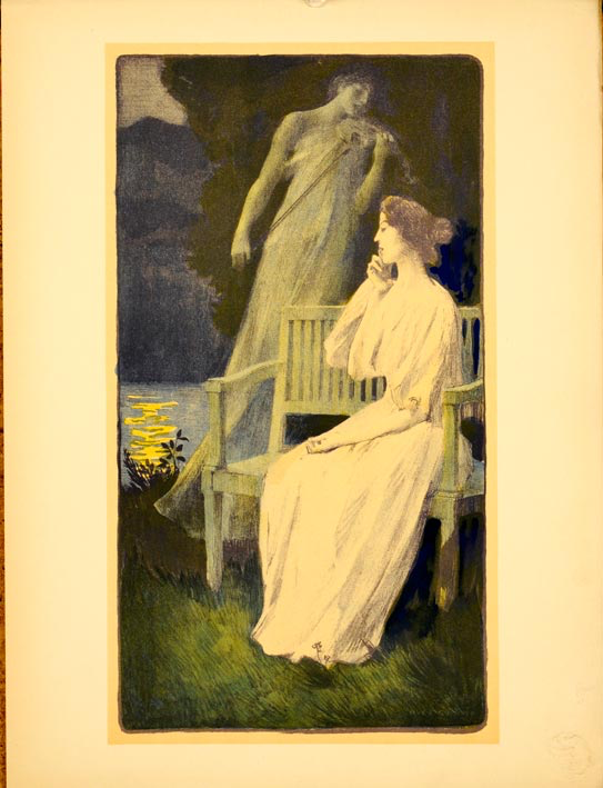 ANDANTE NOCTURNE BY GORGUET VINTAGE FRENCH POSTER ESTAMPE MODERNE 1897