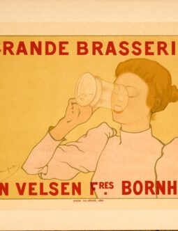 GRANDE BRASSERIE BY RASSENFOSSE VINTAGE FRENCH POSTER MAITRE DE L'AFFICHE 1895/99