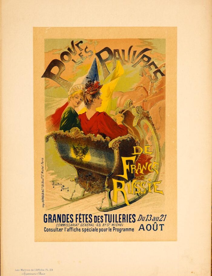 POUR LES PAUVRES BY GASTON NOURY MAITRE DE L'AFFICHE 1895/99