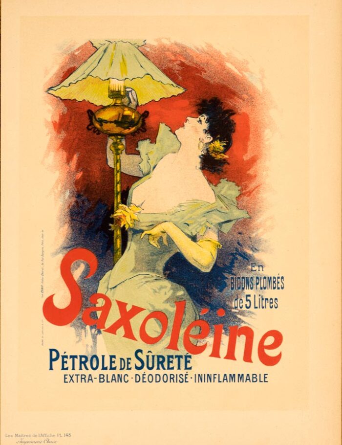 SAXOLENE BY CHERET MAITRE DE L'AFFICHE 1895/99