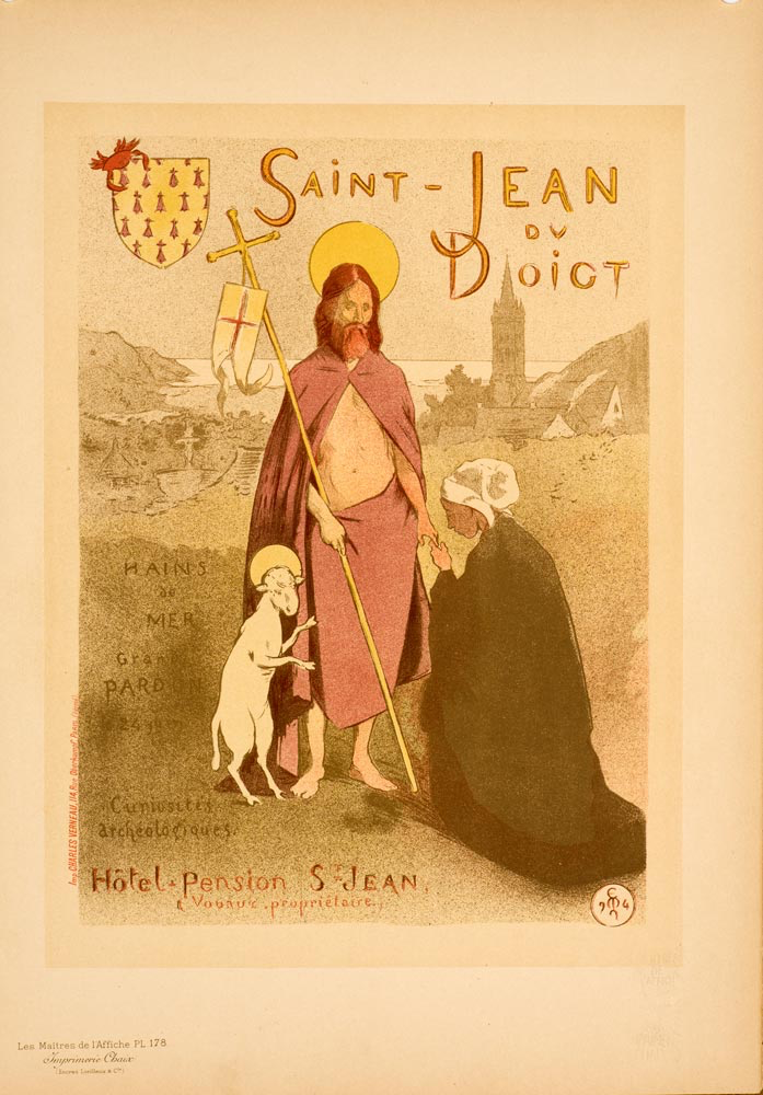 SAINT JEAN BY MOREAU NELATON MAITRE DE L'AFFICHE 1895/99