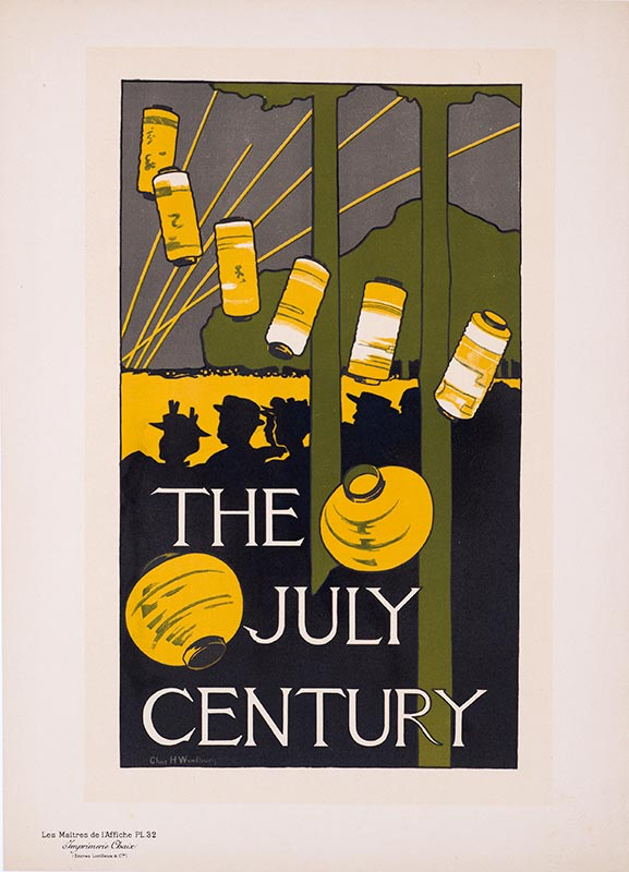 THE JULY CENTURY BY WOODBURY MAITRE DE L'AFFICHE 1895/99