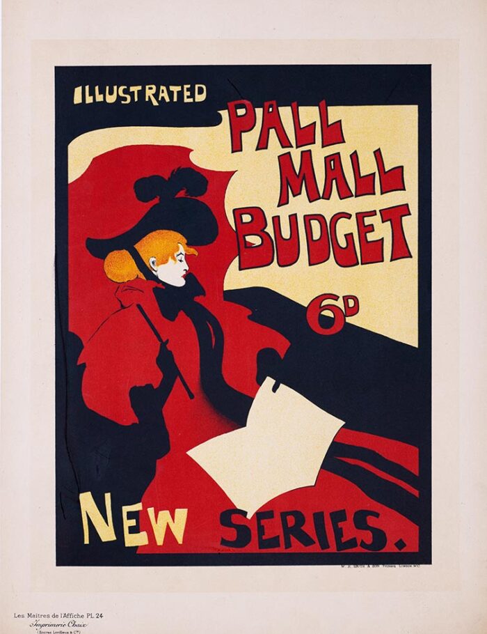 PALL MALL BUDGET BY GREIFFENHAGE MAITRE DE L'AFFICHE 1895/99