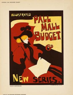 PALL MALL BUDGET BY GREIFFENHAGEN DAS MODERNE PLAKAT 1897