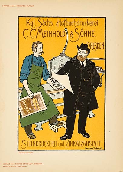 MEINHOLD BY BEHRENS DAS MODERNE PLAKAT 1897