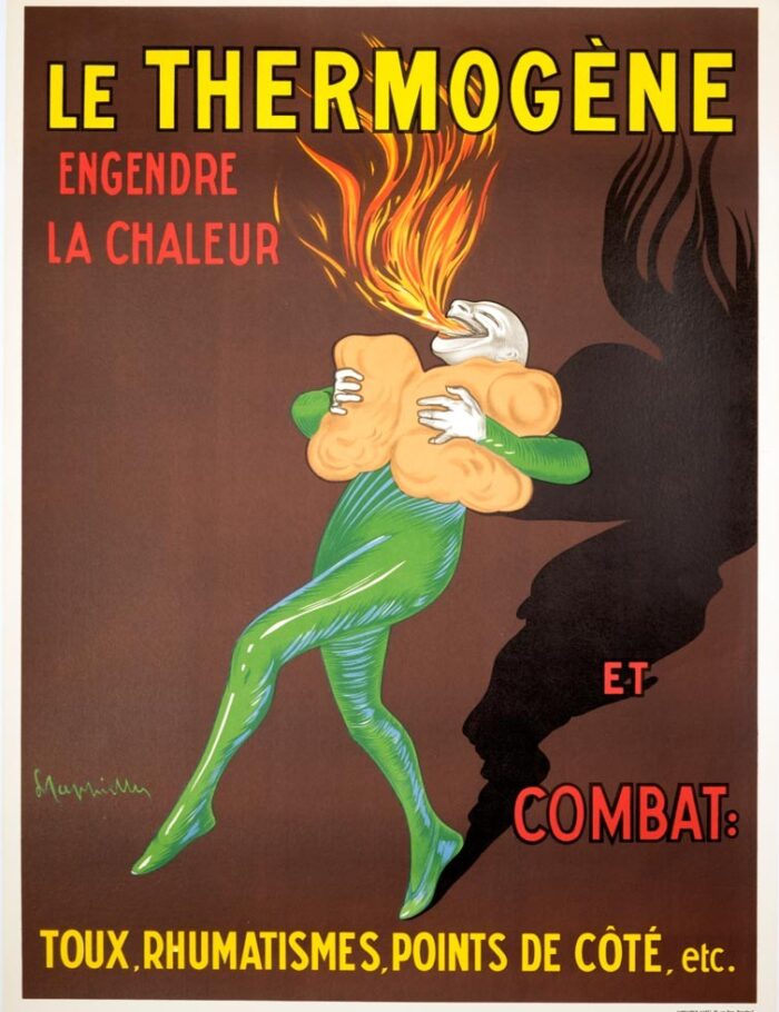 Thermogene by Leonetto Cappiello 1939 original French poster