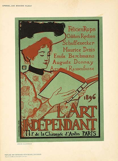 ART INDEPENDANT BY RASSENFOSSE DAS MODERNE PLAKAT 1897