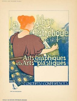 LIBRE ESTHETIQUE BY RYSSELBERGHE DAS MODERNE PLAKAT 1897
