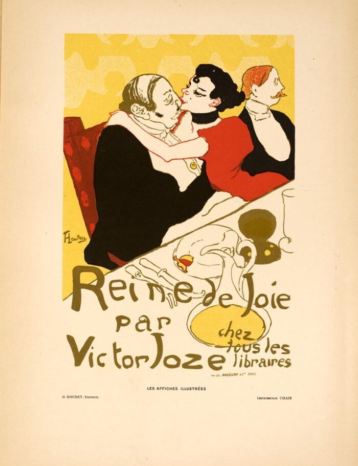 Reine de Joie by Henri de Toulouse Lautrec for Les Affiches Illustrees 1896