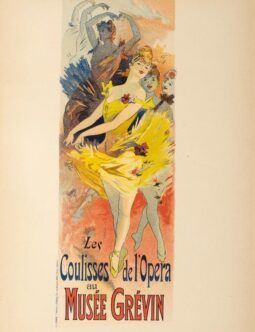 Coulisses de l'opera by Cheret for Les Affiches Illustrees 1896