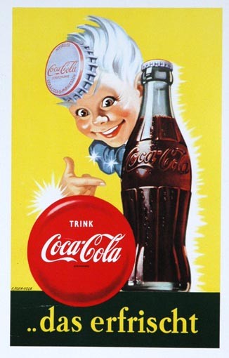 Coca Cola original 1950's poster