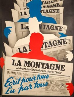 La Montagne by Robert Falcucci 1930 original french poster
