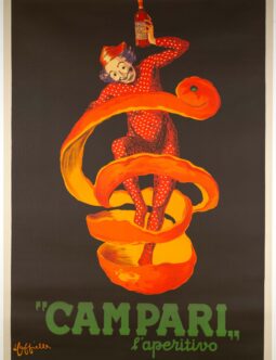 Campari L'Aperitivo Leonetto Cappiello 1950c original Italian poster