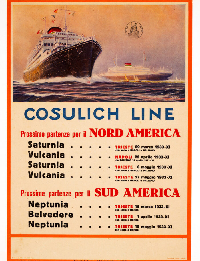 Cosulich Line Klodic 1933