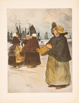 Borgex – Les Sardinieres – L Estampe Moderne (1898) Original Lithograph